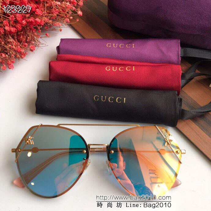 GUCCI古馳 GG0393S 完美品質 適合各種臉型 經典太陽鏡  lly1380